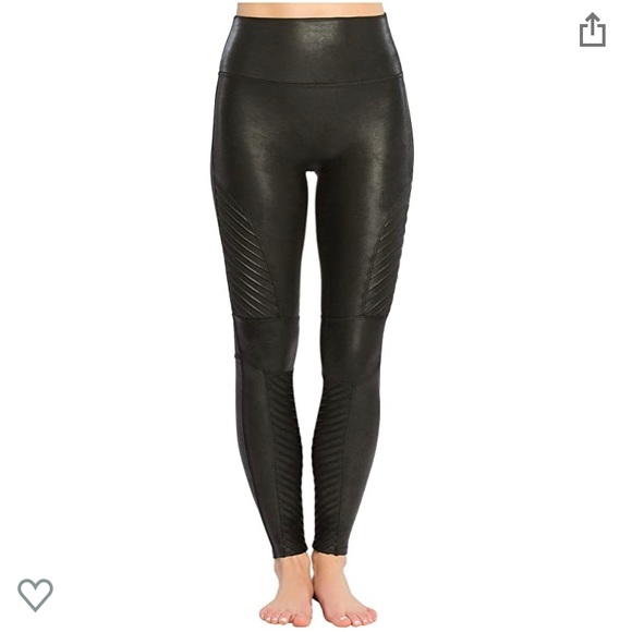 SPANX Pants - Spanx Faux Leather Moto Leggings